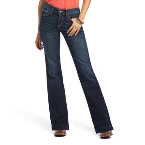 Ariat® Ladies Trouser Perfect Rise Aisha Wide Leg Jean Size 32R